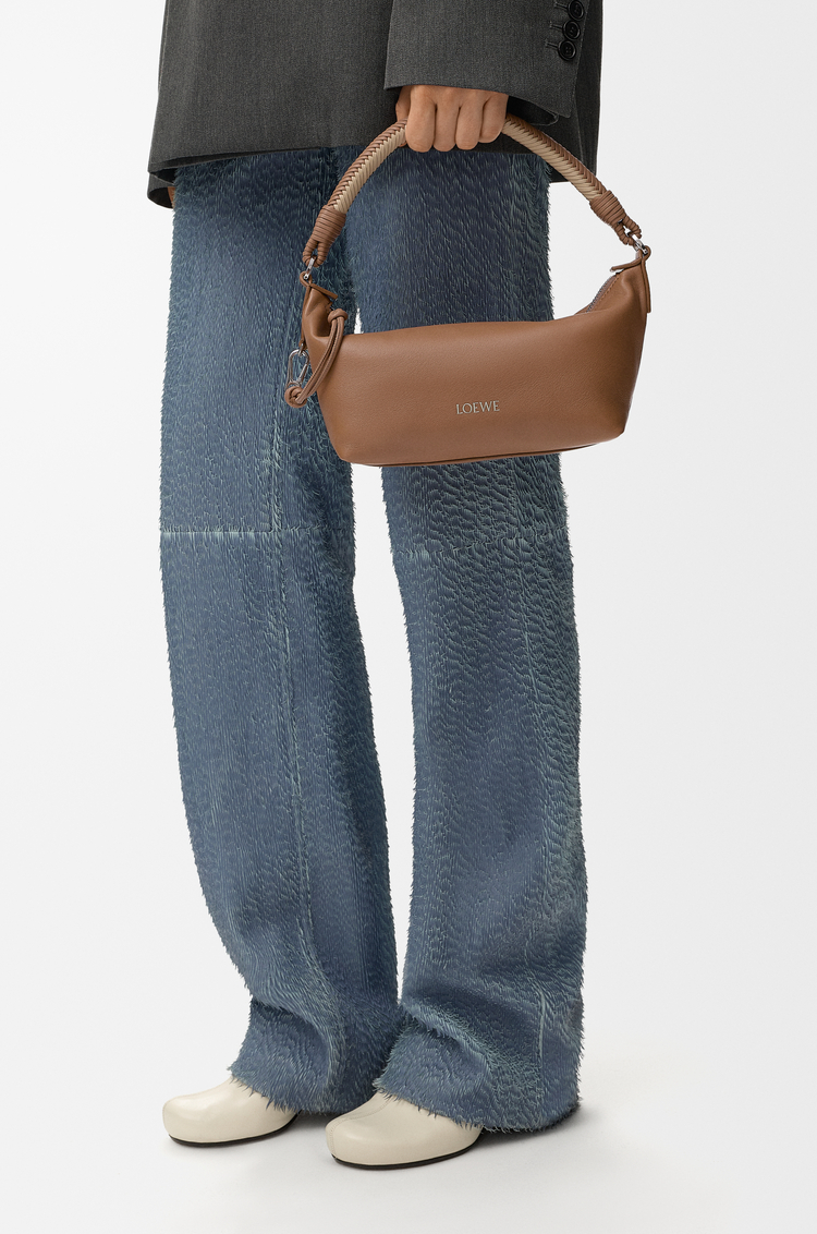 LOEWE Cala mini bag in mellow nappa lambskin Mocha/Beige
