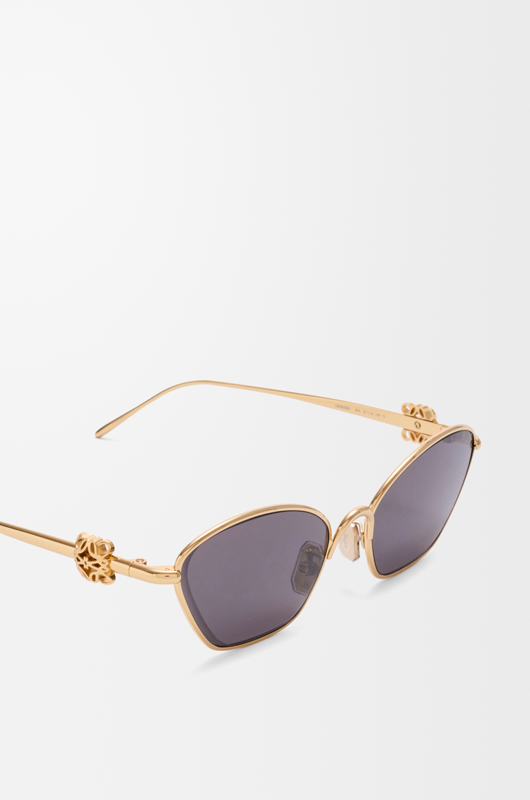 LOEWE Anagram Bombé Hexagon sunglasses Smoke Moka