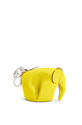 LOEWE Elephant charm in classic calfskin Yellow plp_rd