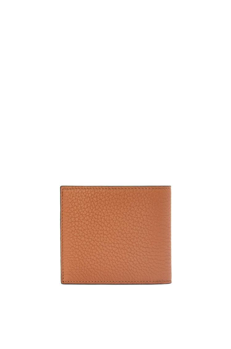LOEWE Brand bifold wallet in grained calfskin Tan pdp_rd