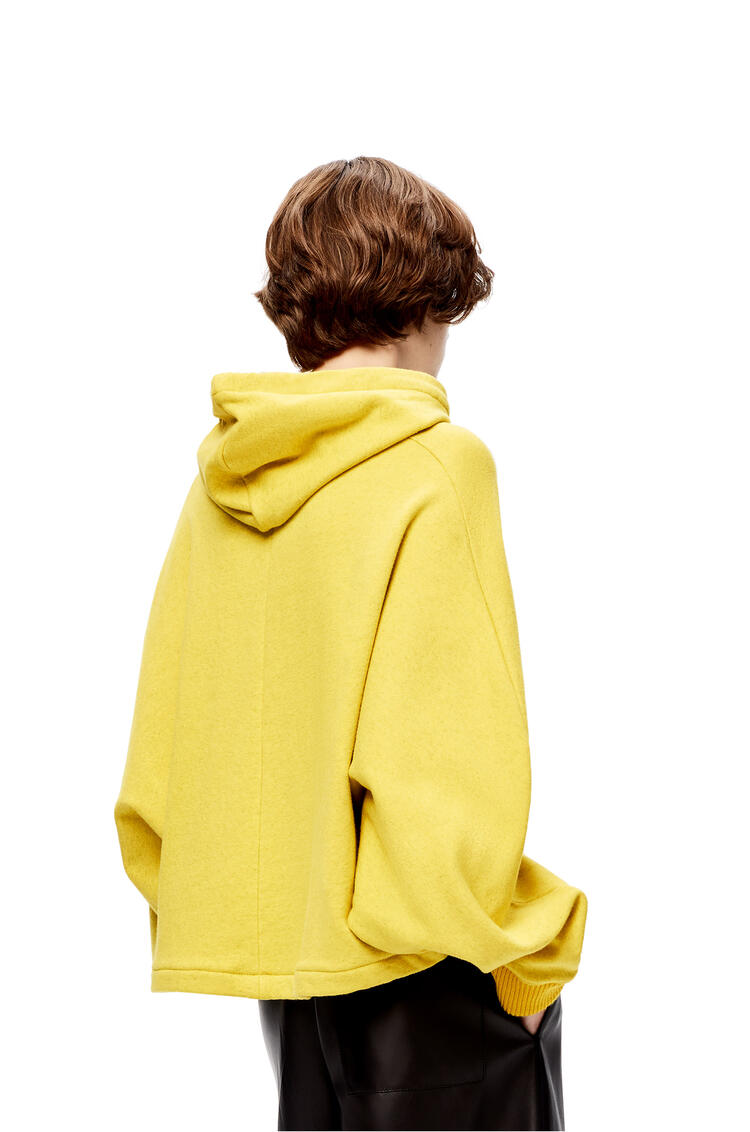 LOEWE Sudadera oversize en algodón con capucha Amarillo pdp_rd