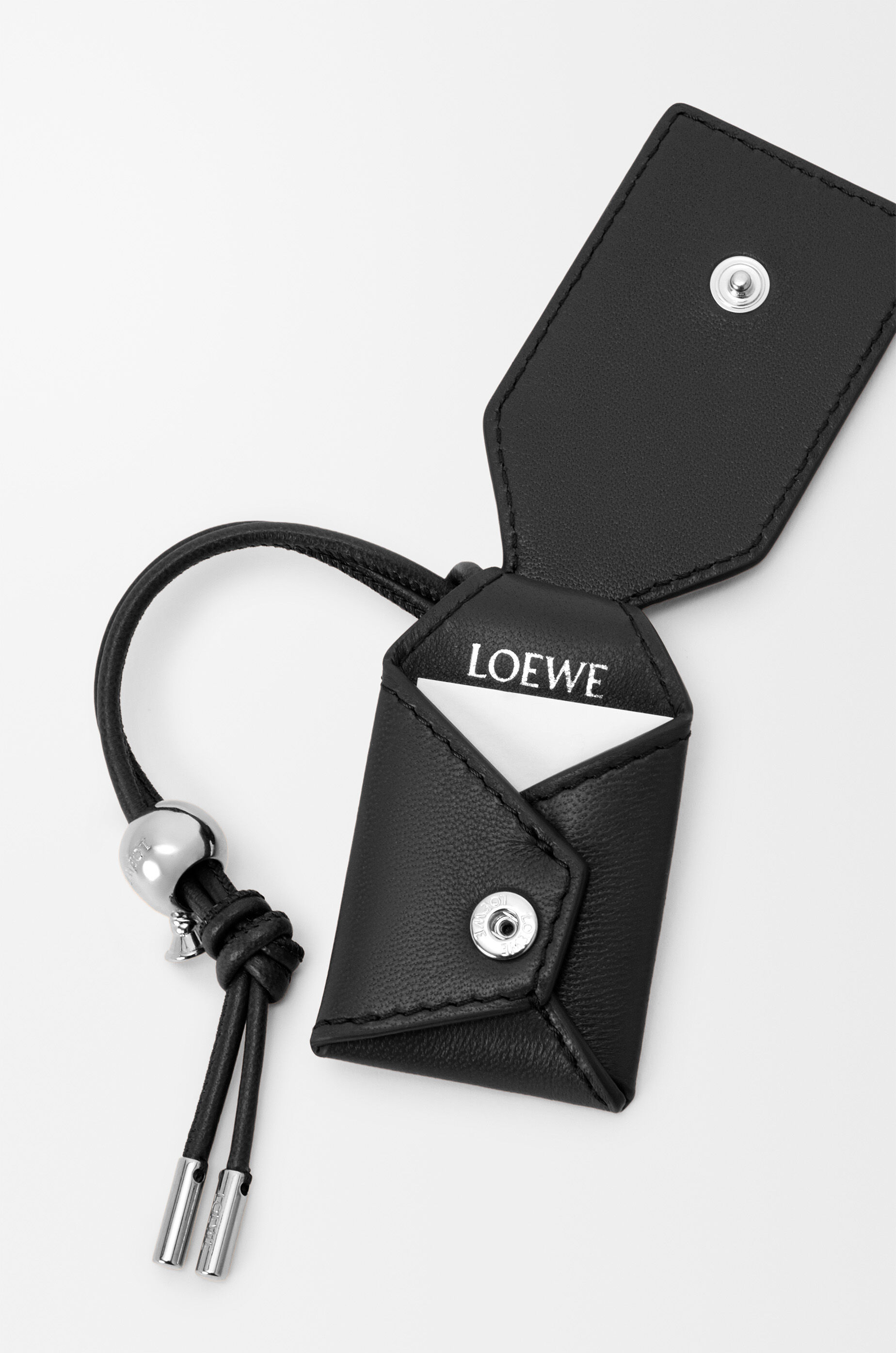 Medium Featherlight Puzzle bag in nappa lambskin Black - LOEWE