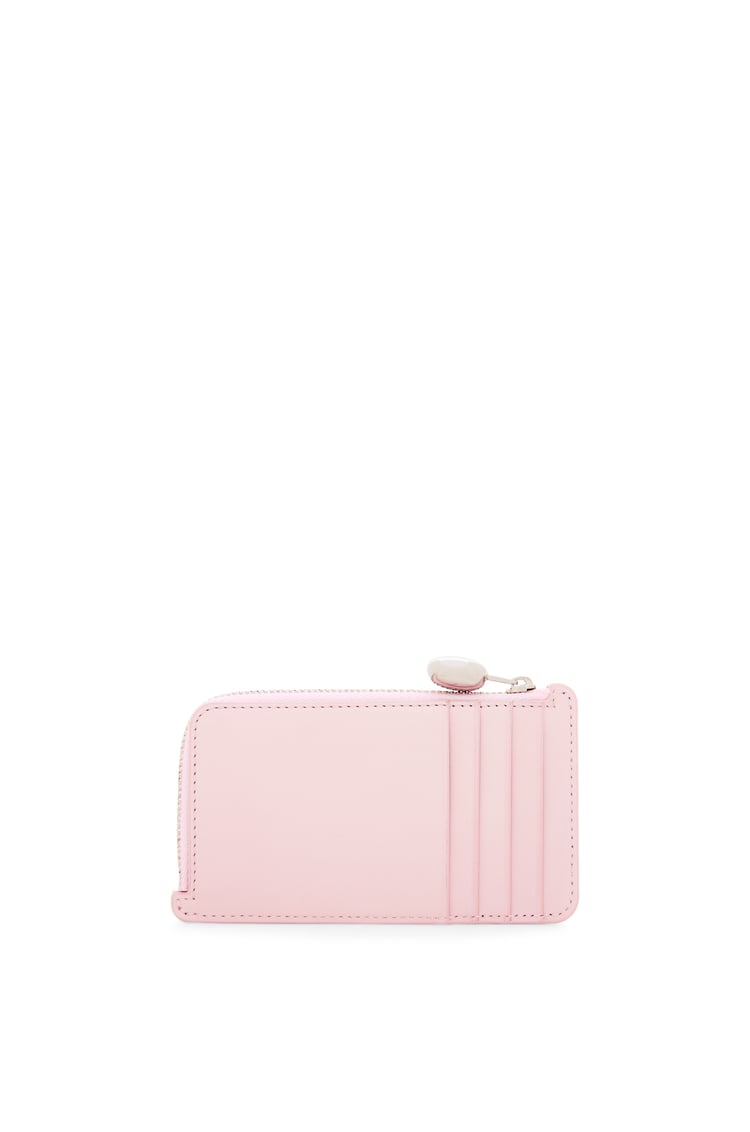 LOEWE Pebble coin cardholder in shiny nappa calfskin Blossom