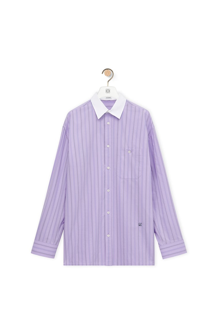 LOEWE Shirt in cotton Baby Lilac