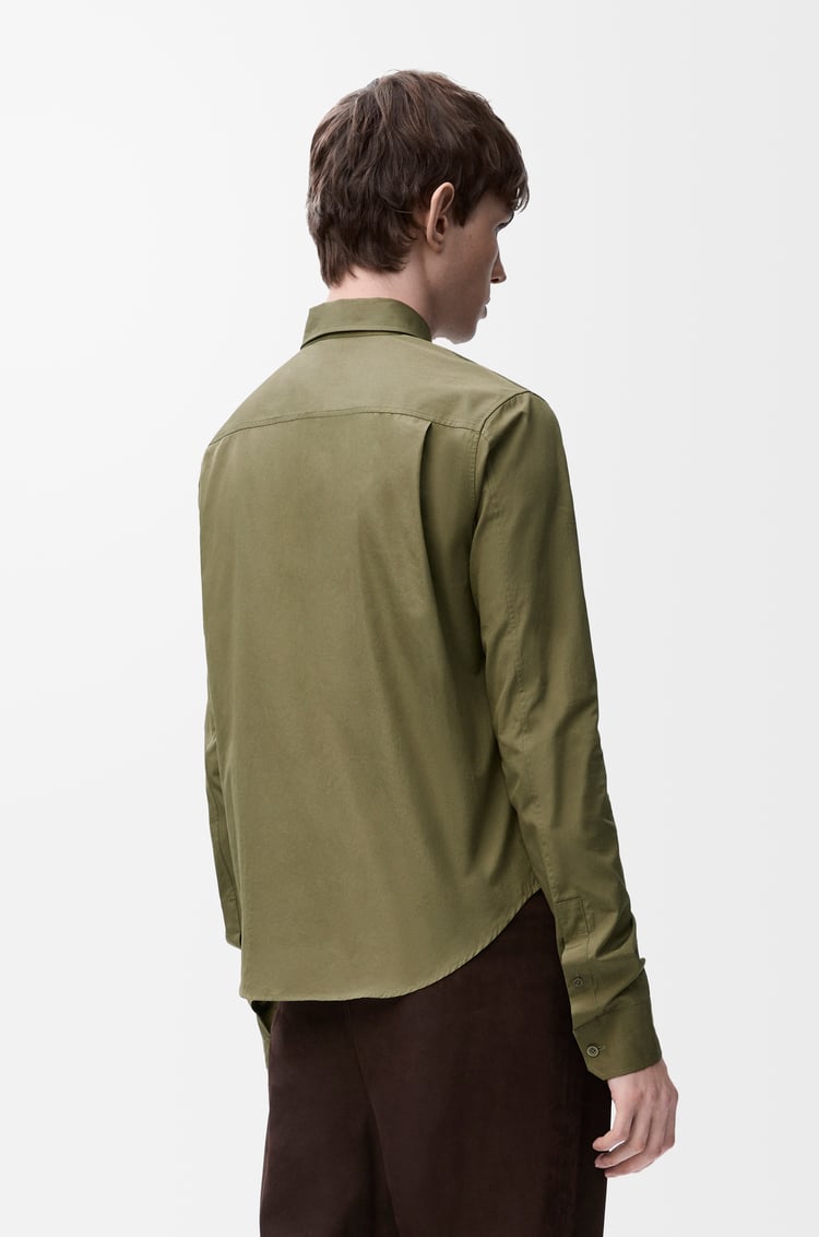 LOEWE Shirt in cotton Khaki Green