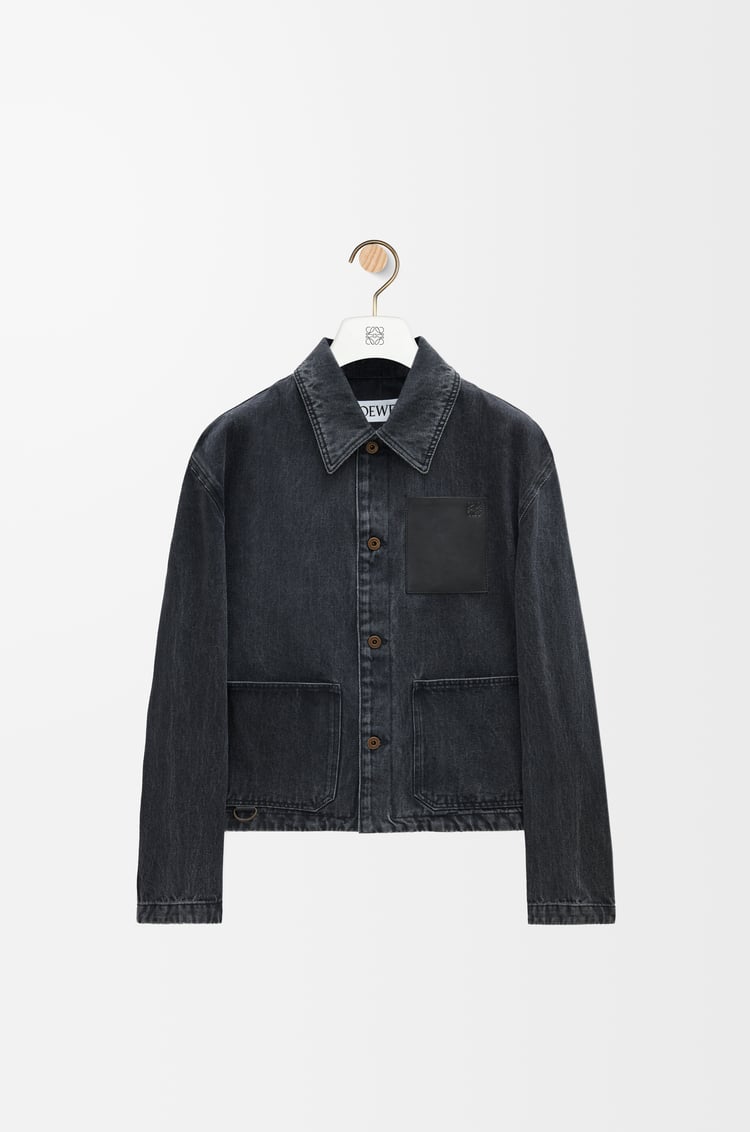 LOEWE Workwear jacket in denim Black