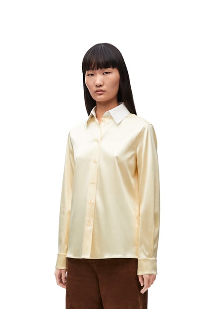 LOEWE Shirt in silk Pale Banana plp_rd
