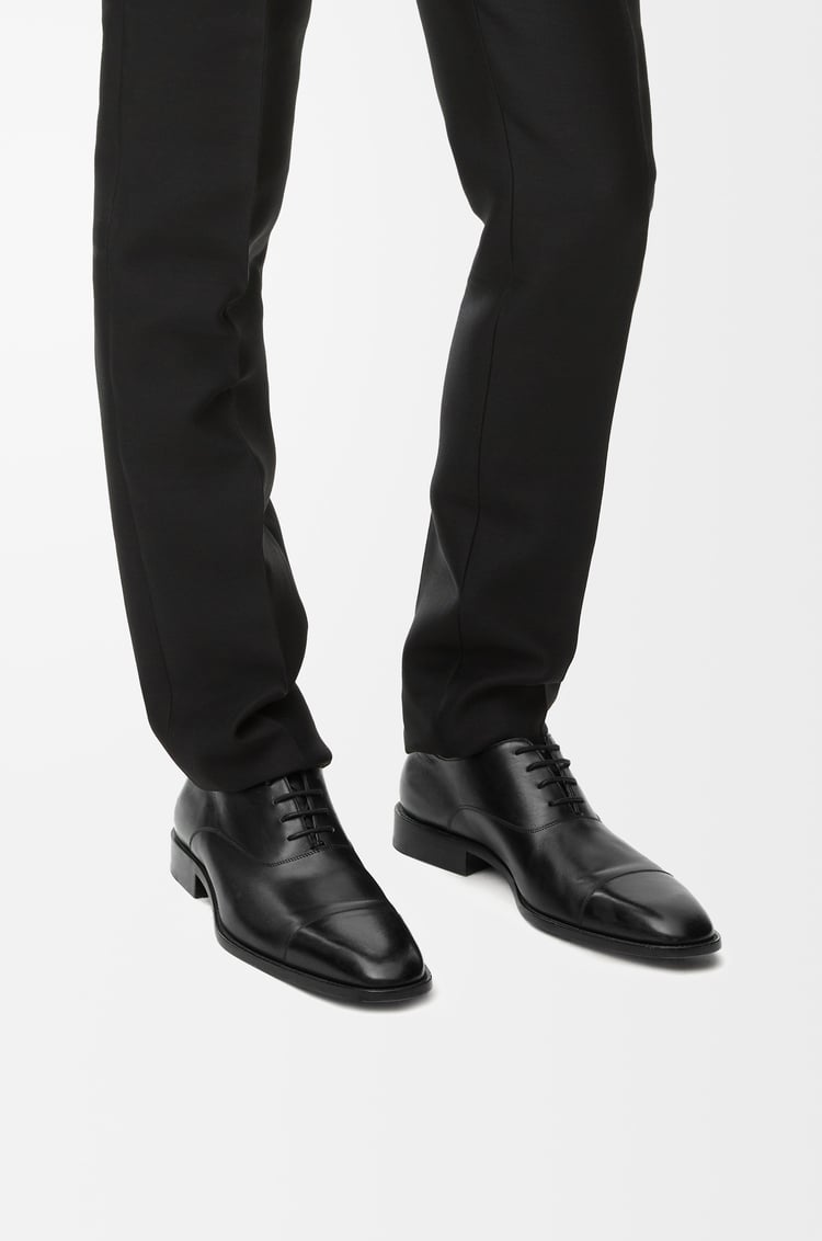 LOEWE LOEWE Crown Oxford in shiny calfskin Black
