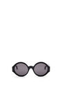 LOEWE Chunky round sunglasses in acetate Black pdp_rd