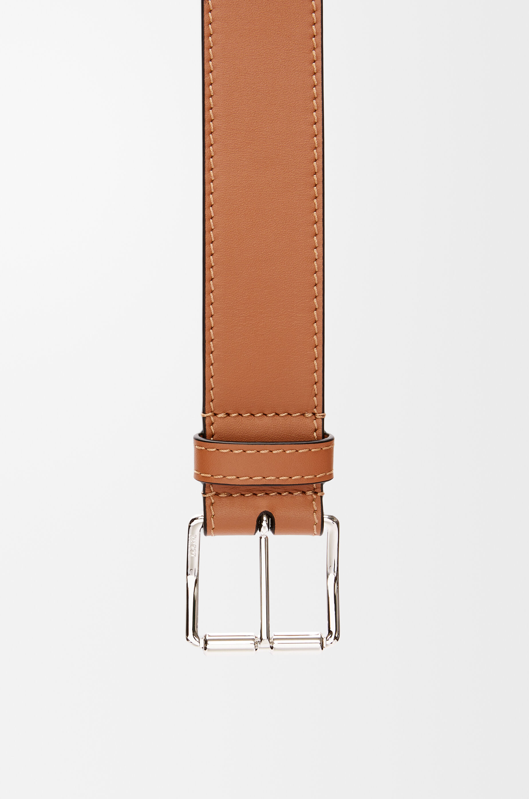 ローラー バックル ベルト（スムースカーフ） ブラウン - LOEWE Japan