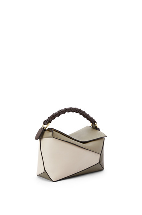 LOEWE Small Puzzle Edge bag in nappa calfskin Laurel Green/Light Oat plp_rd