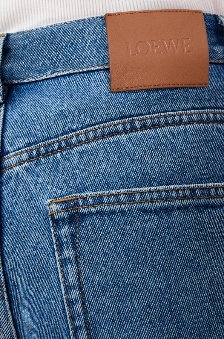 Anagram baggy jeans in denim