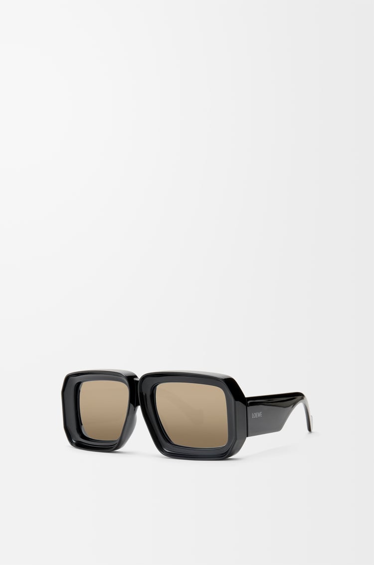 LOEWE Paula's Ibiza dive in mask sunglasses  Black/Silver