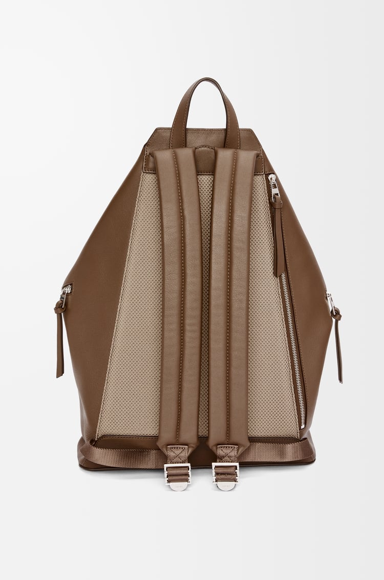 LOEWE Convertible backpack in classic calfskin Winter Brown