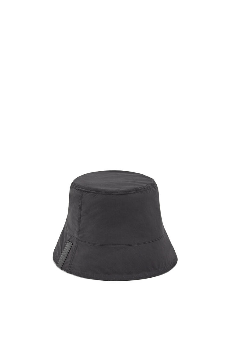 LOEWE Sombrero de pescador reversible en jacquard y nailon Antracita/Negro pdp_rd