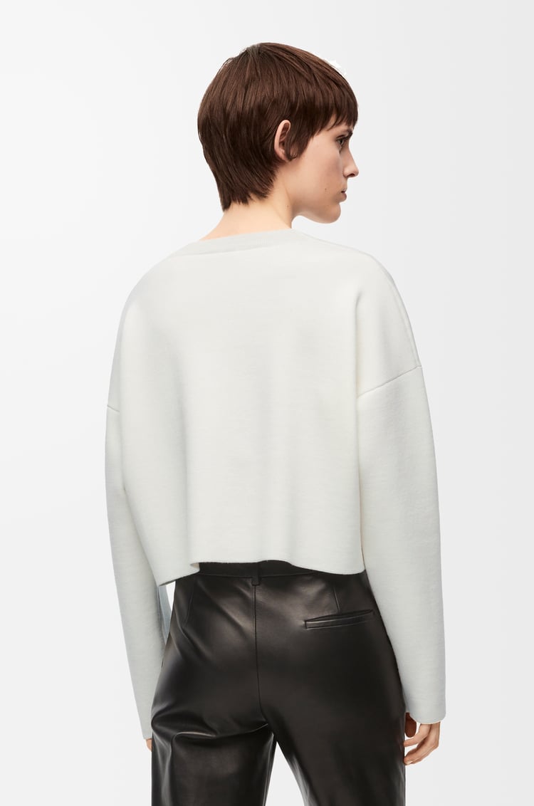 LOEWE Jersey Anagram en lana Blanco