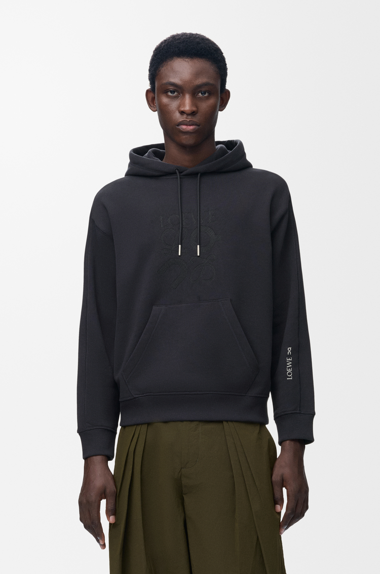 LOEWE Hoodie in cotton Black