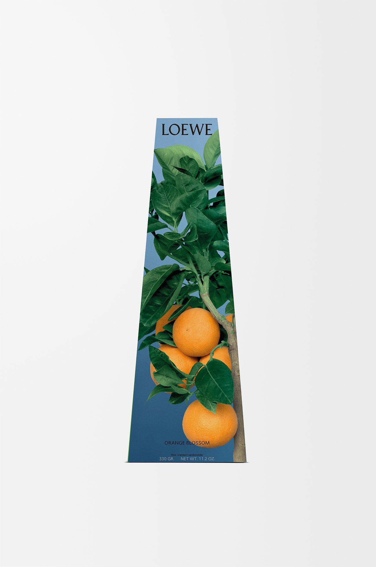 LOEWE Orange Blossom wax candleholder Bright Mandarin