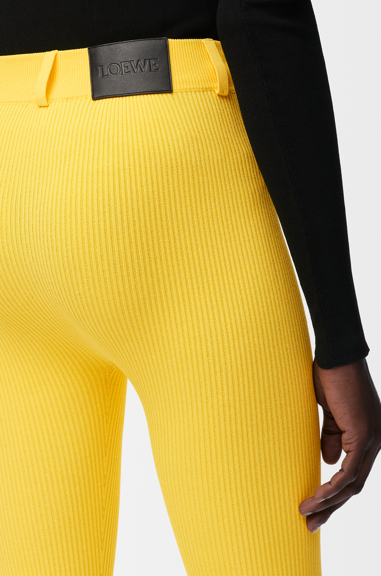 LOEWE Legging en mezcla de viscosa Amarillo