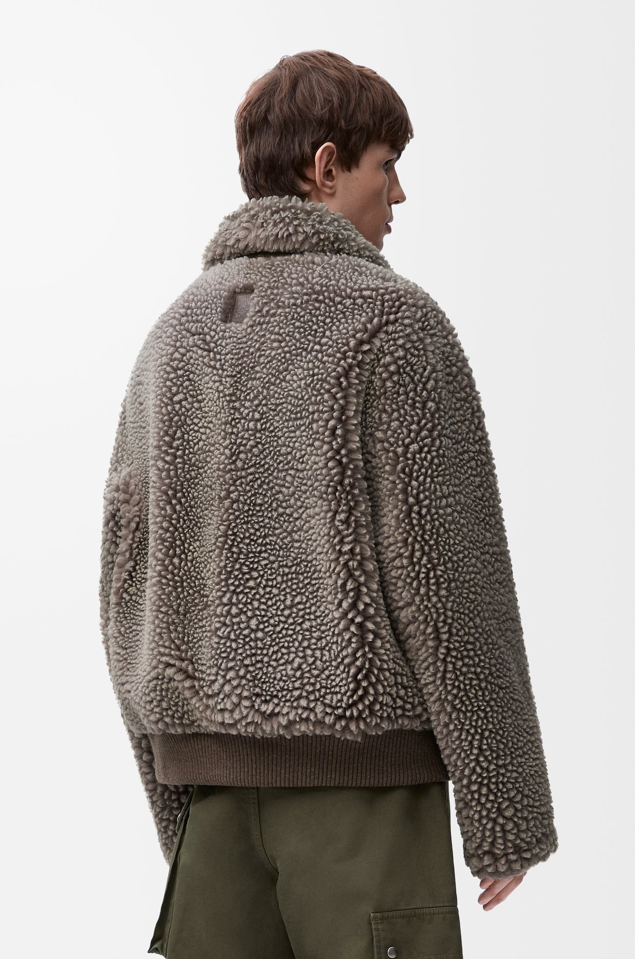 LOEWE Jacket in shearling Grey