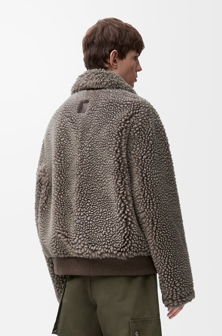 LOEWE Chaqueta en lana de oveja Gris