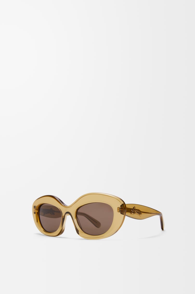 LOEWE Dawn sunglasses Transparent Olive