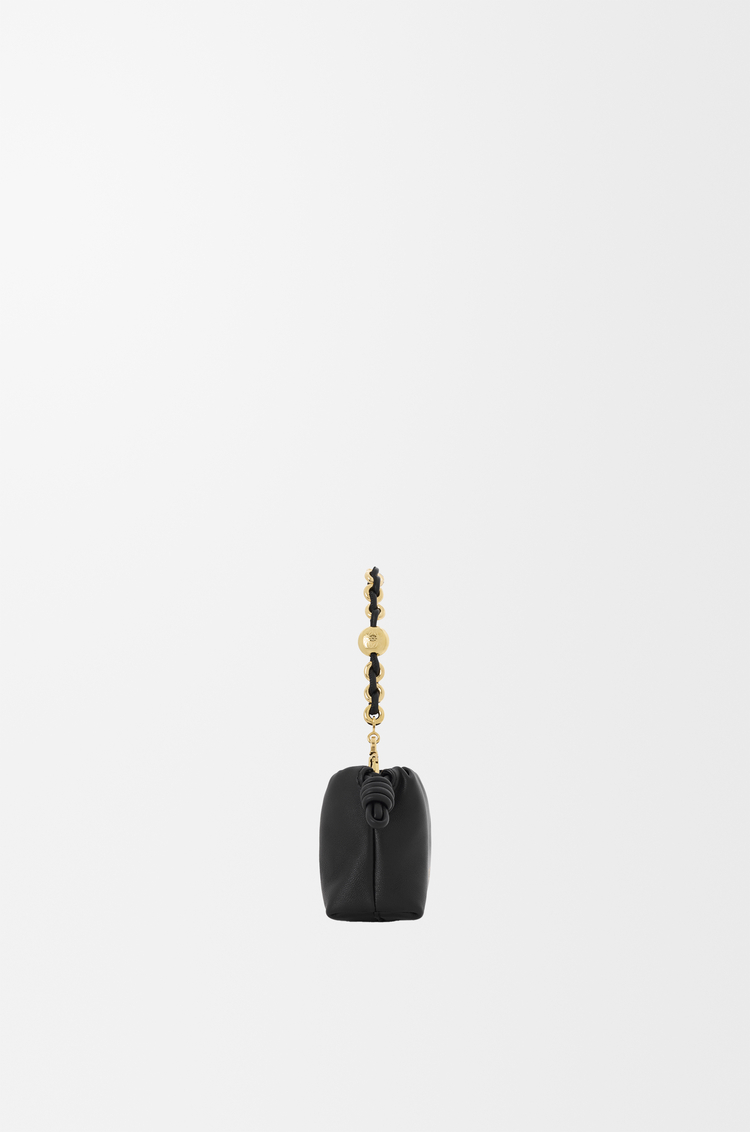 LOEWE Nano Flamenco purse in mellow nappa lambskin Black
