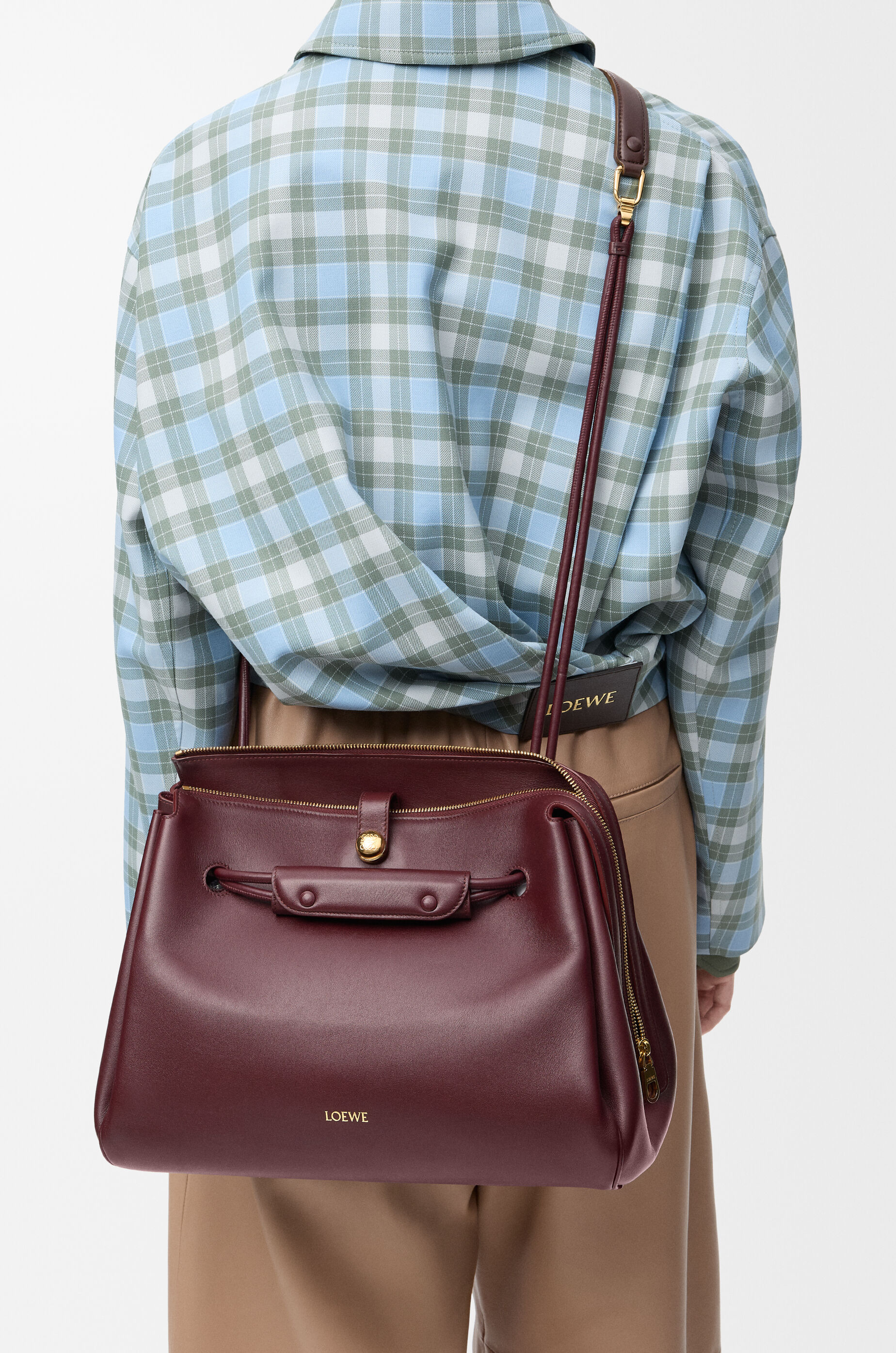 【LOEWE】新作 マドリードバッグ ラージ（サプルカーフ） マドリードバッグ ラージ（サプルカーフ） レッド - LOEWE