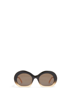 LOEWE Halfmoon sunglasses in acetate Gradient Black/Beige plp_rd