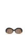 LOEWE Gafas de sol Halfmoon en acetato Negro Degradado/Beige