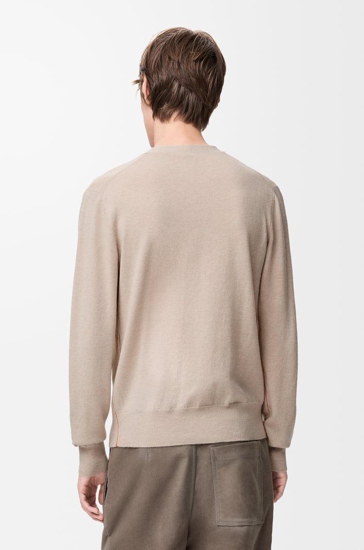 LOEWE 羊毛和羊绒开衫 米色