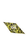 LOEWE Cactus lozenge scarf in cotton and silk Green/Multicolor pdp_rd