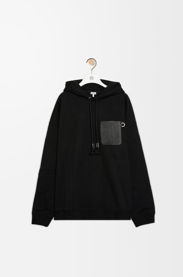 LOEWE Relaxed fit hoodie in cotton Black