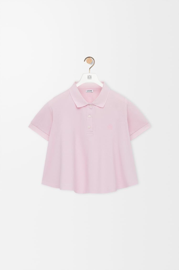 LOEWE トラペーズ ポロ（コットン） ライトピンク