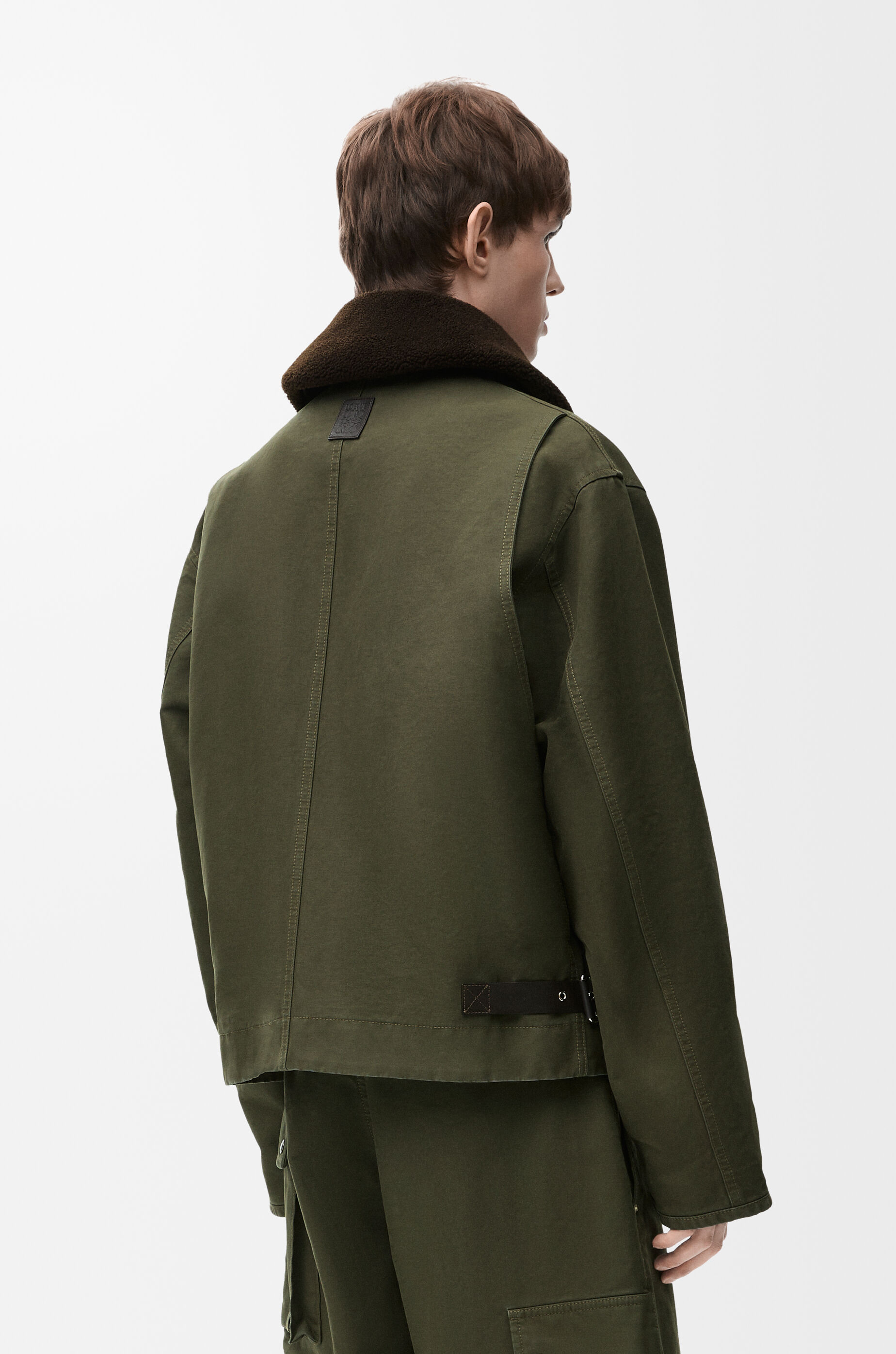 Jacket in cotton Green - LOEWE