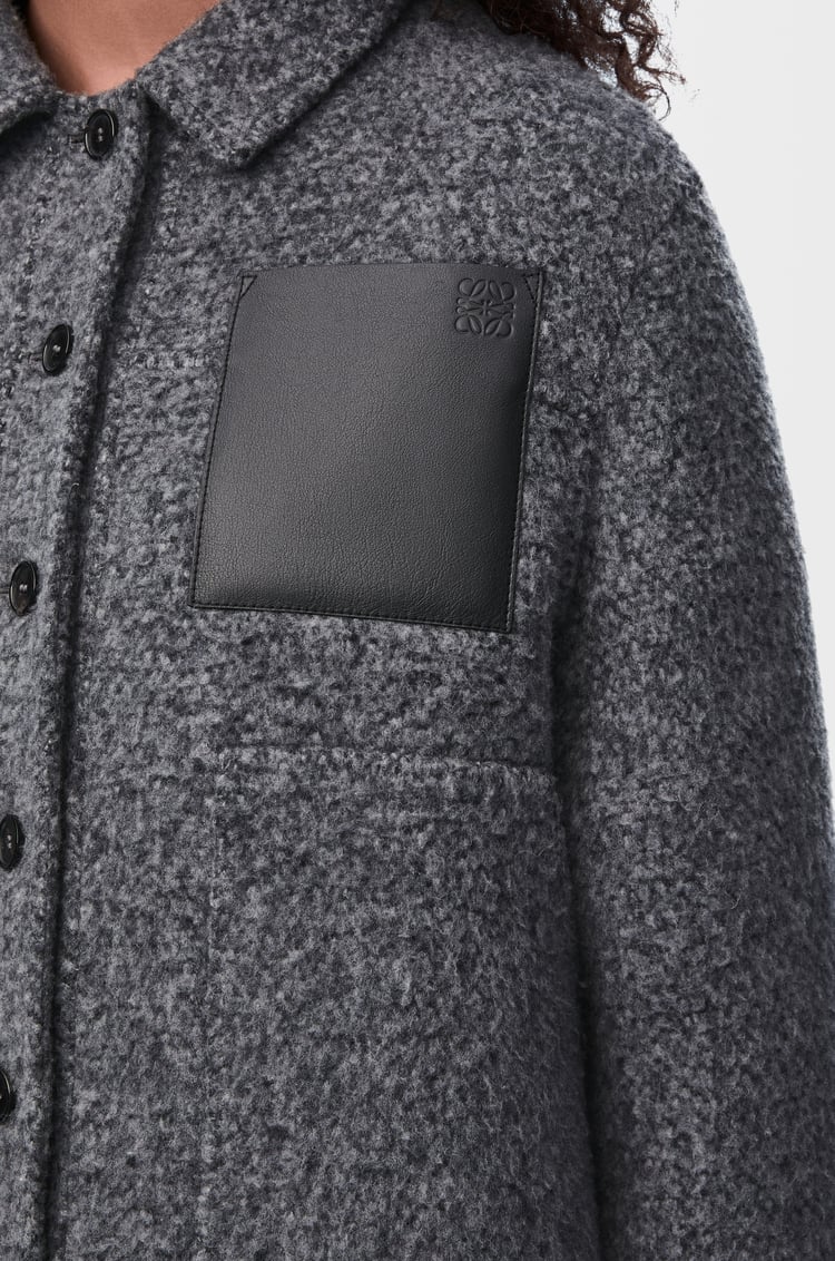 LOEWE Workwear jacket in wool blend Dark Grey