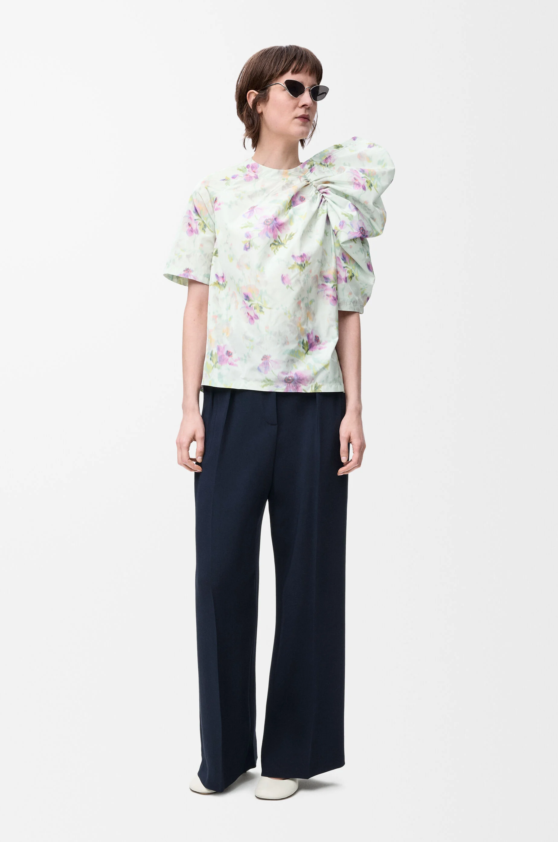 【LOEWE】S359Y04XCW テーラードショーツ ショーツ（ストレッチレーヨンブレンド） ホワイト - LOEWE