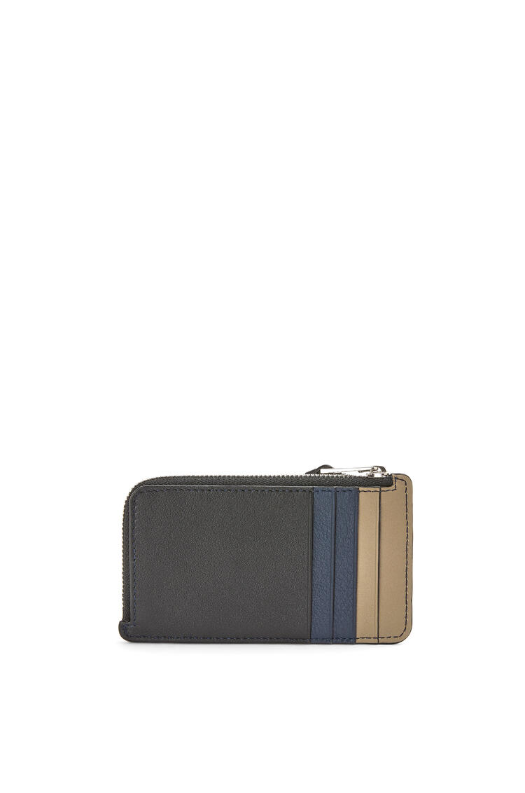 LOEWE Puzzle coin cardholder in classic calfskin Dark Toffee/Black pdp_rd