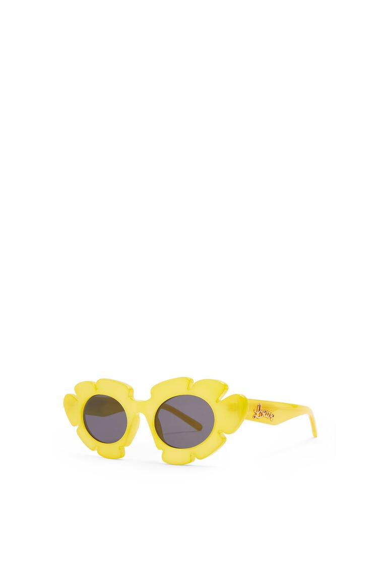 LOEWE Flower sunglasses in injected nylon Acid Yellow pdp_rd