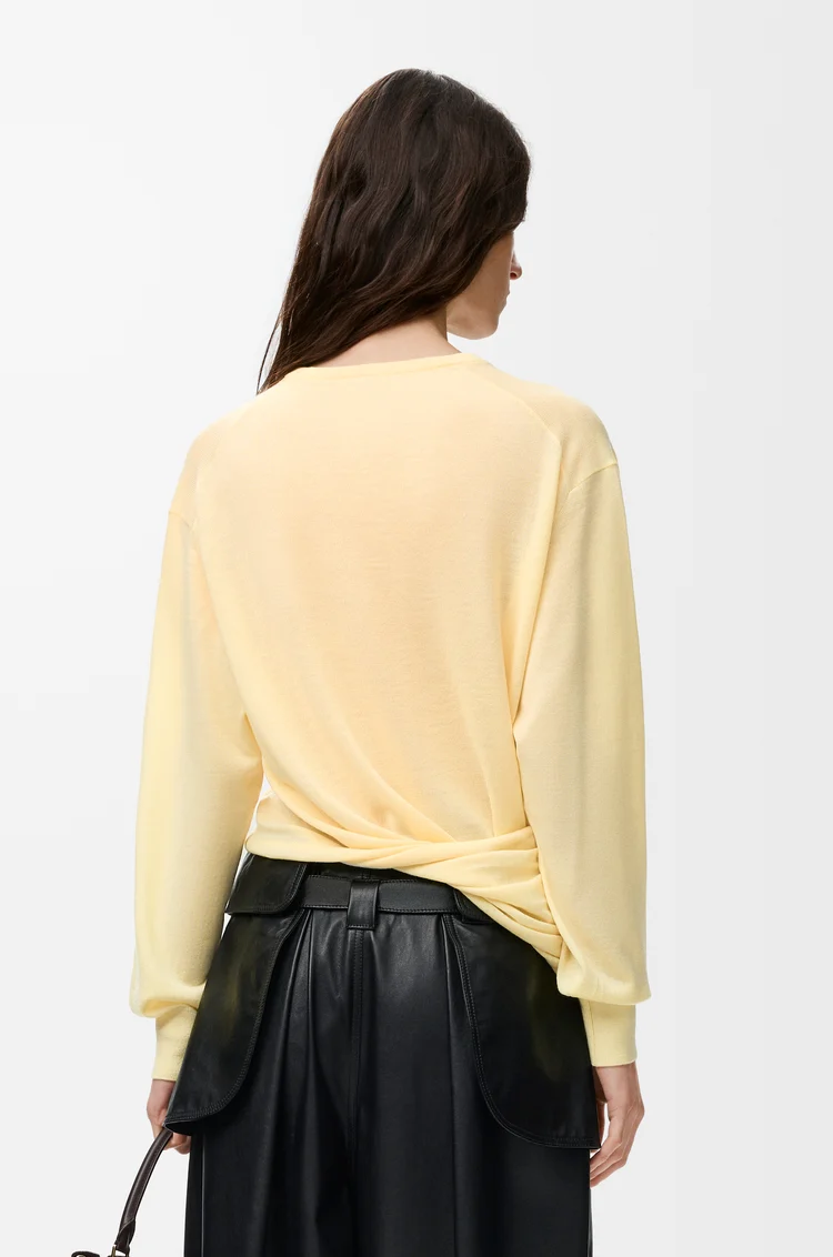 LOEWE Sweater in wool Light Yellow