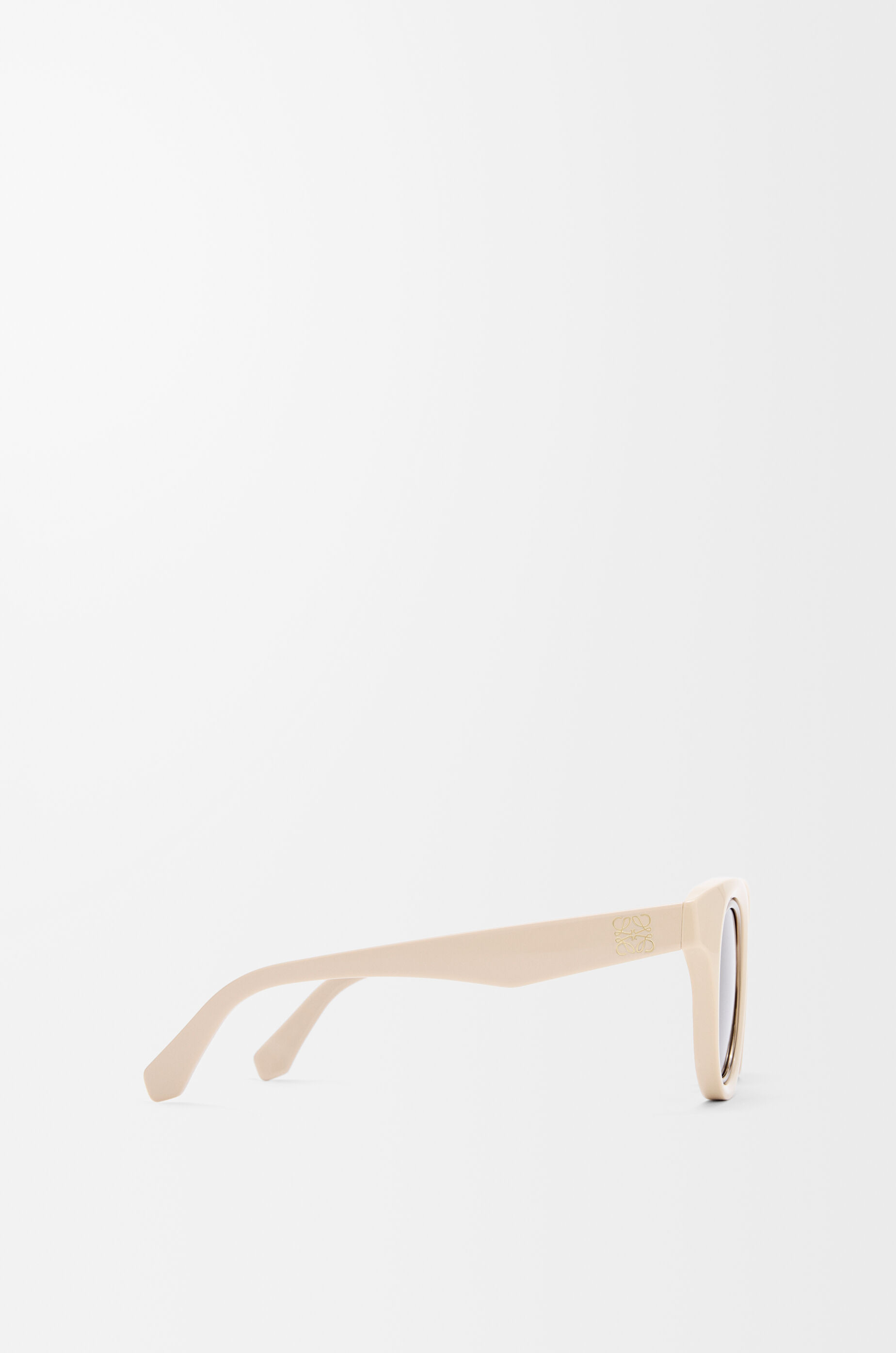 LOEWE サングラス アナグラム ツーポイント リムレス 度入り 男女兼用 ミニ アナグラム バタフライ サングラス ベージュ - LOEWE Japan