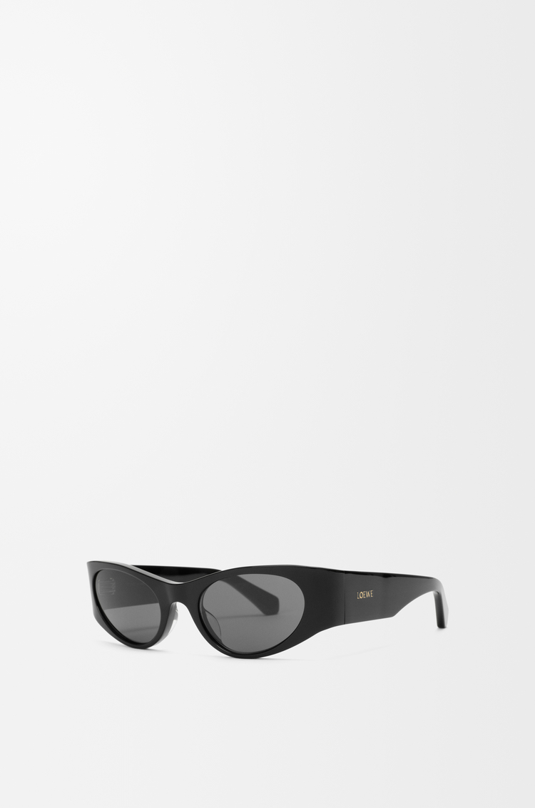 LOEWE 小号 Flash 猫眼造型太阳眼镜 黑色