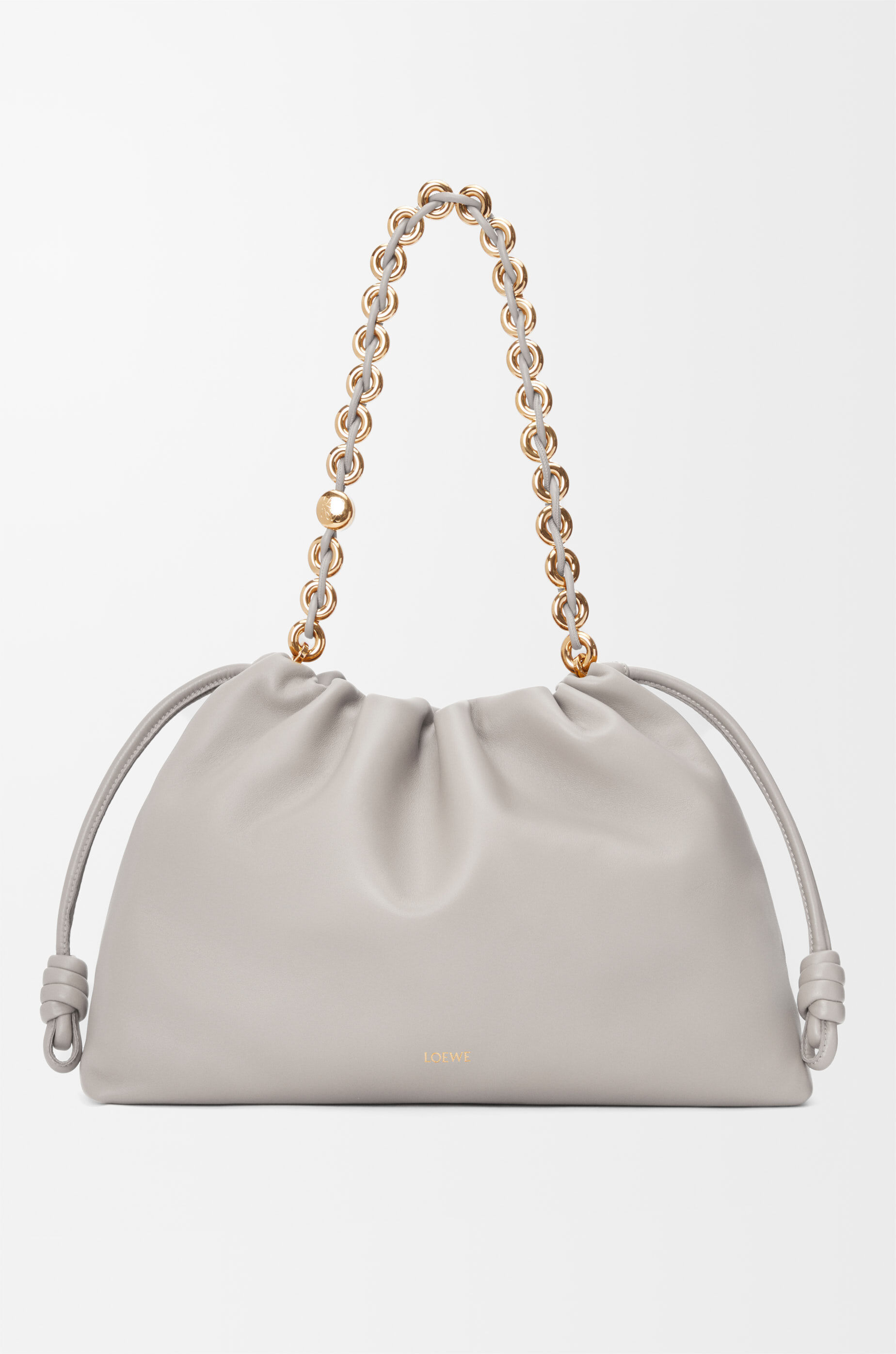 ５５％以上節約 フラメンコパース ラージ（メローナパラム） LOEWE - グレー バッグ