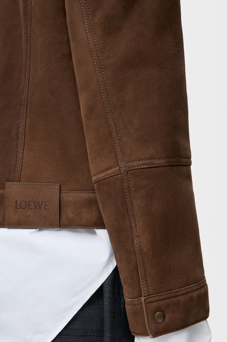 LOEWE 剪羊毛开衫 深绿色