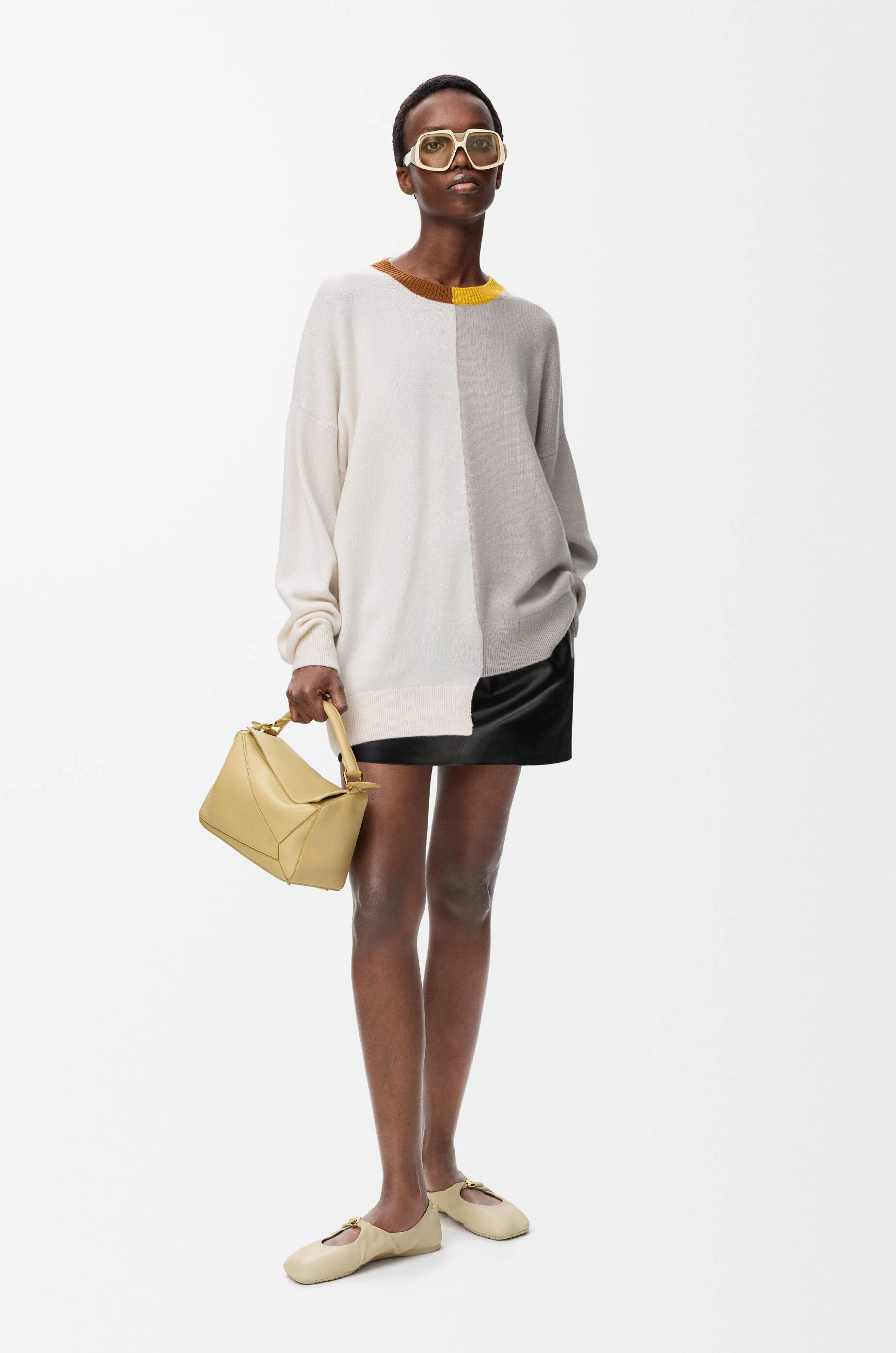 3362【希少モデル・サイズ3】カラー アシンメトリー マルチカラー セーター 3362【希少モデル・サイズ3】カラー アシンメトリー マルチカラー セーター