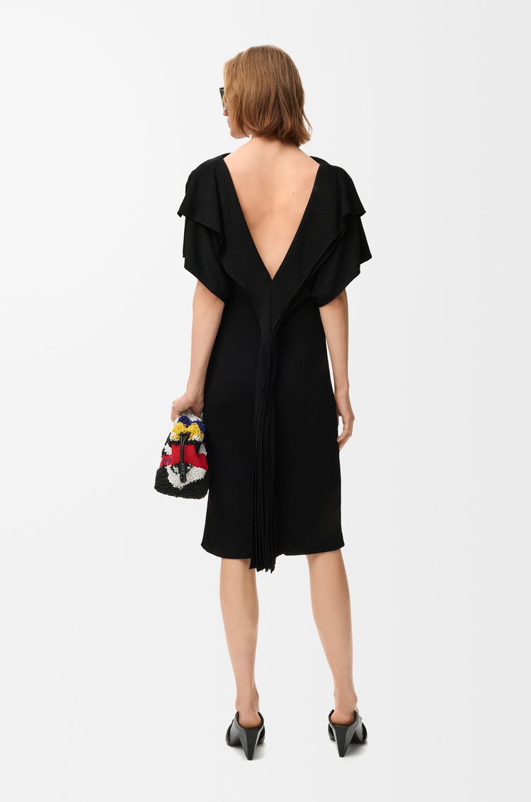 LOEWE Dress in viscose Black
