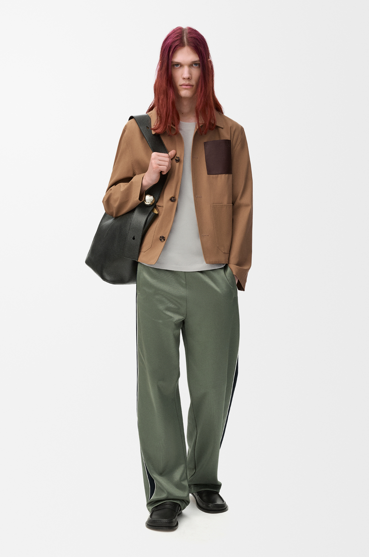 LOEWE Chaqueta Workwear en algodón Beige