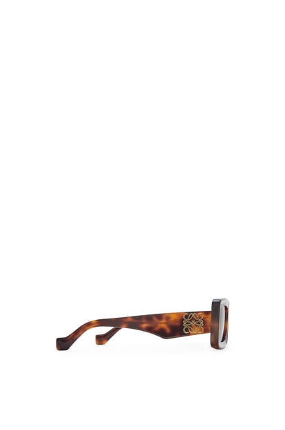 LOEWE Rectangular sunglasses in acetate Havana plp_rd