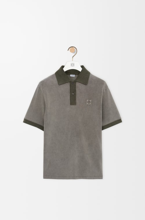 LOEWE Polo 棉質衫 卡其綠