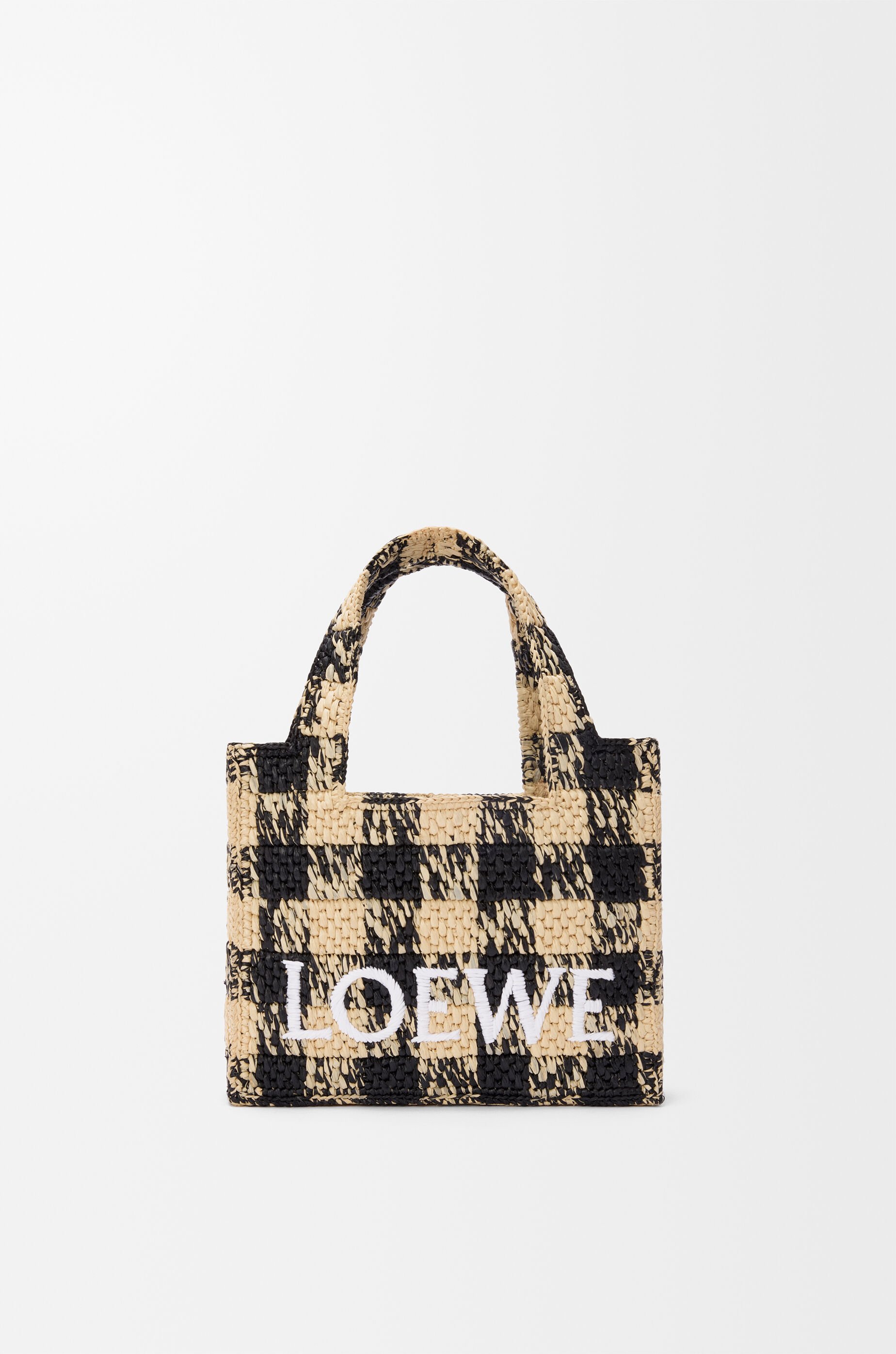 ロエベフォント トート ミニ（ラフィア） ベージュ - LOEWE